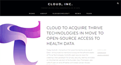 Desktop Screenshot of cloudinc.org